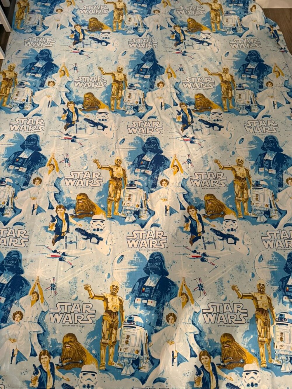 Vintage Star Wars 1977 Twin Flat Sheet Made in Canada (54)